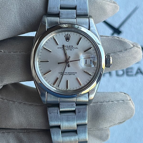Rolex Date Steel Oyster Silver Dial